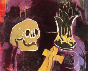 Georges Braque : Still life with skull
